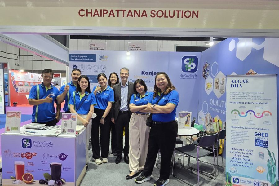 ขอขอบพระคุณทุกท่านที่เยี่ยมชมบูท Chaipattana Solution Co., Ltd. ในงาน Vitafoods Asia 2024!