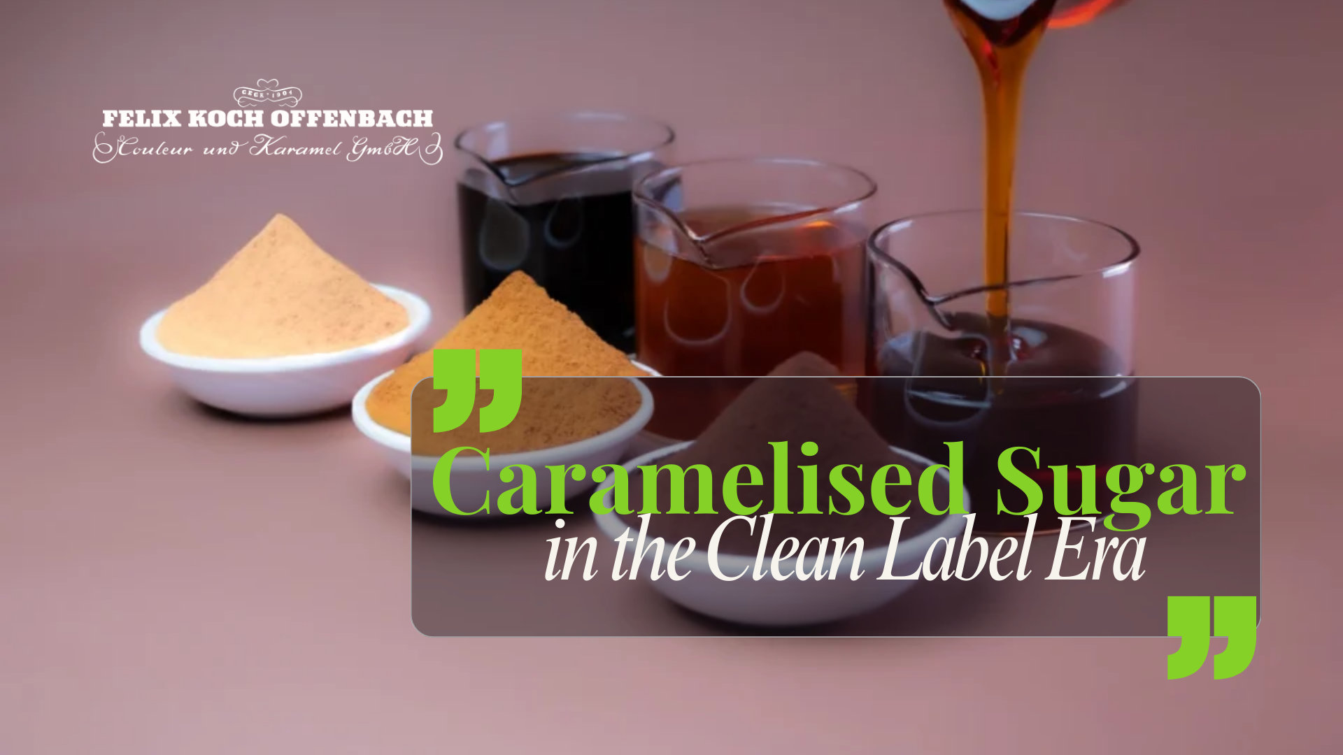 Caramelised Sugar in the Clean Label Era: Key Ingredient for 2026