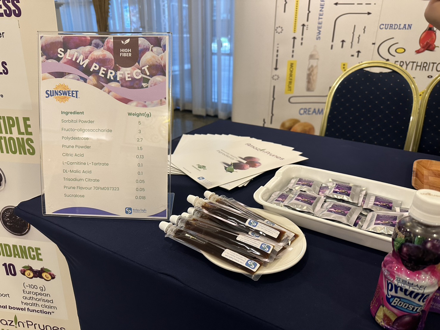 การนำเสนอผลิตภัณฑ์ลูกพรุน Sunsweet Inc. สำหรับอุตสาหกรรมอาหาร