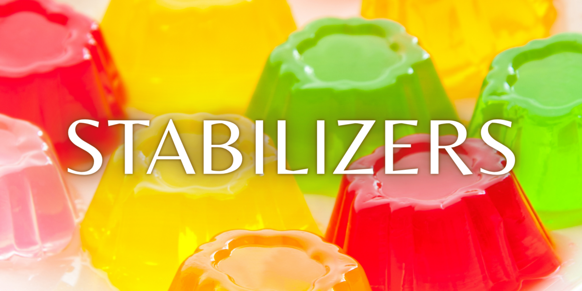 วัตถุดิบ Stabilizers และ Hydrocolloids สำหรับผลิตภัณฑ์เจลลี่และอาหารแปรรูป
