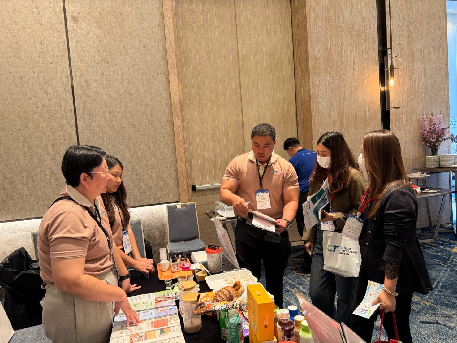 Chaipattana Solution Booth at Food Focus Thailand 2026 บรรยากาศการพบปะและแลกเปลี่ยนไอเดียกับผู้ประกอบการที่บูท Chaipattana Solution ในงาน Food Focus Thailand 2026